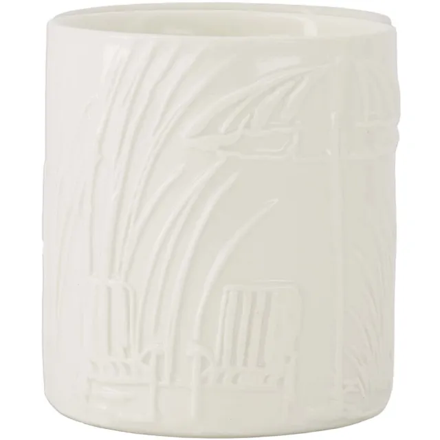 Zusss Geurkaars Keramiek Sunshine - Sand - Ø8x9cm