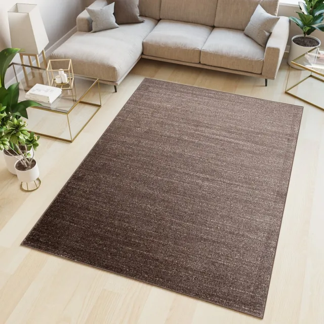 Tapiso Sari Vloerkleed Laagpolig Tapijt Karpet Bruin Maat- 120x170 Bruin Donker
