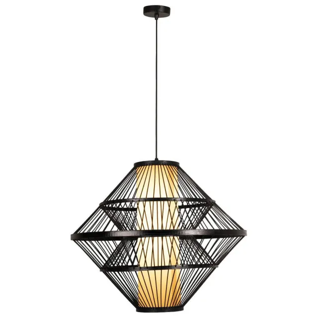 Lucide dimbare hanglamp E27 Ø 60 cm - zwart