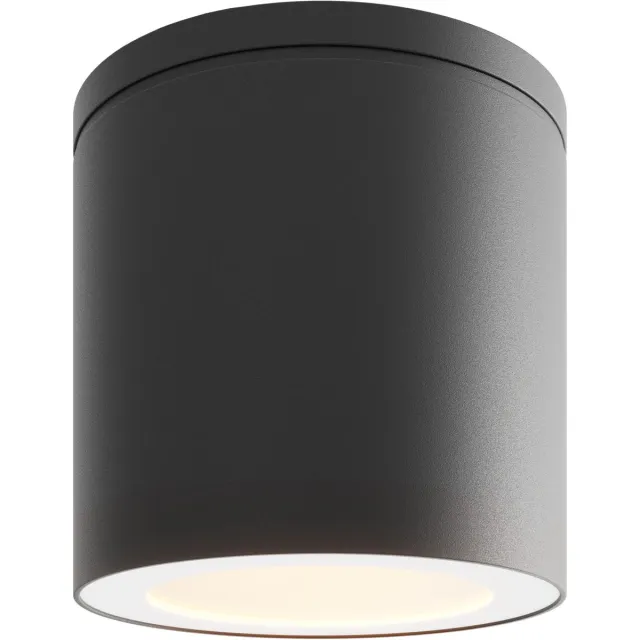LEDVION LED Opbouwspots, Zwart ø90mm, IP54, GU10
