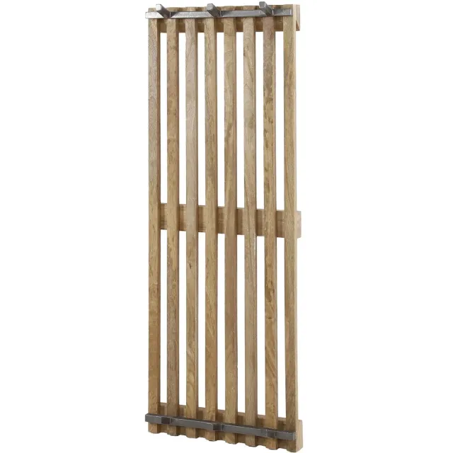 LT-Luce Kapstok Tweak Mango Hout Zandkleur 2 x 3 Haken B 37 x H 100 cm Bruin