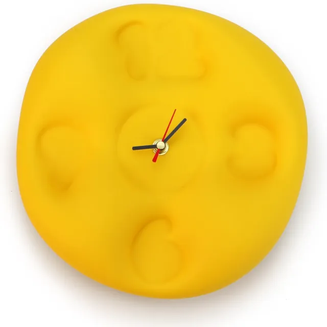 Ikonic Design Klok - Bubble Clock Geel - Teun Zwets