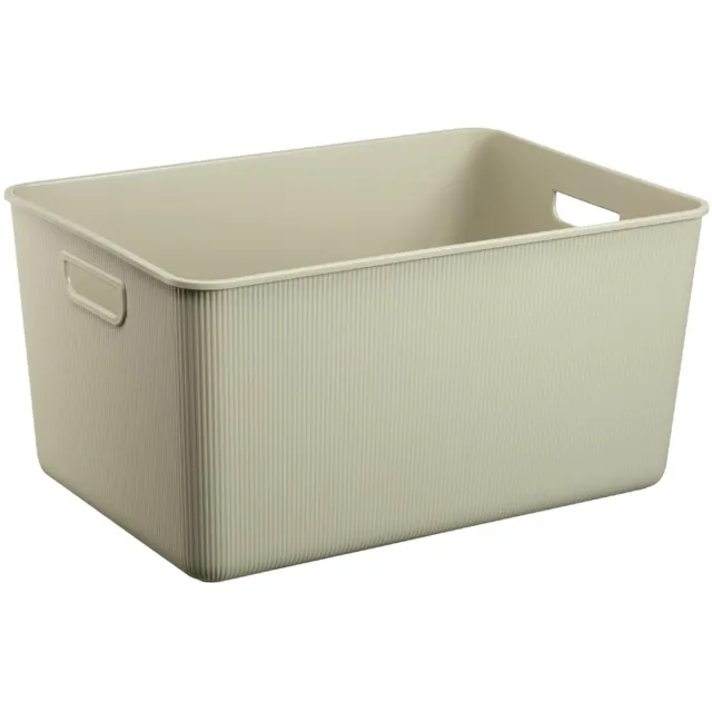 NHG Opbergbox AKITA STORAGE L, polypropyleen, lichtbeige