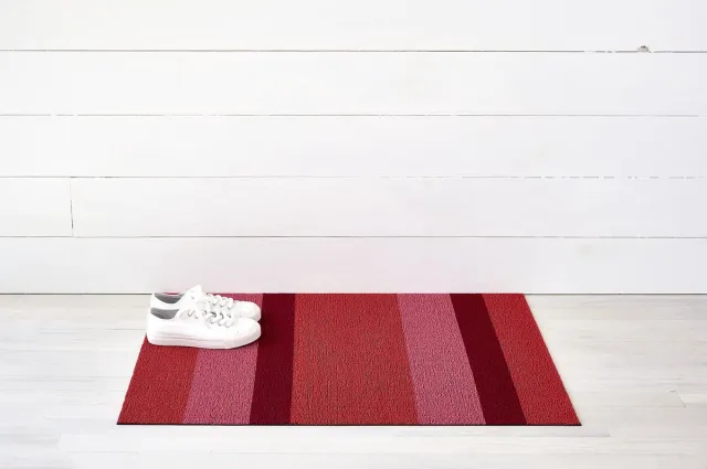CHILEWICH Punch-Utility-Deurmat-61x91-cm rood, roze,fuchsia,oranje