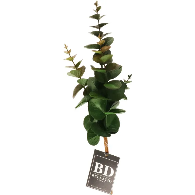 Bellatio Design Kunstplant takken Eucalyptus Bella - 38 cm - groen - decoratie bladgroen