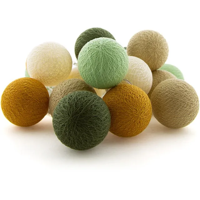 Cotton Ball Lights LED lichtslinger voor buiten - STARTERSET - verlengbaar - 20 lampjes - Jungla