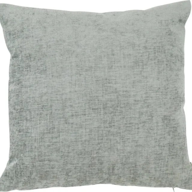 Mars & More Prince Velvet Melee - sierkussen - grijs - 45 x 45 cm