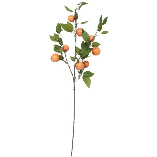 4A Appel Tak Granny Kunstfruit | Kleur: Oranje | Lengte ± 95 centimeter | Per tak