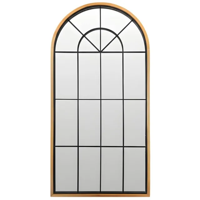 SCENA LIVING Groot, decoratieve wandspiegel ARCUS, 110 x 56 cm bruin