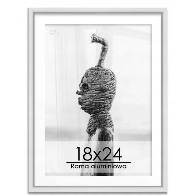 Nice Wall Aluminium Fotolijst 18x24 cm - Mat Zilver