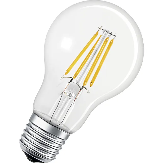 LEDVANCE VolksLicht, Smarte LED Lampe mit Bluetooth Mesh Technologie, auch steuerbar mit Alexa und Google Assistant, ersetzt herkömmliche 60W-Lampen, Warmweiß (2700K), Smart Dimmbar, 1er-Pack