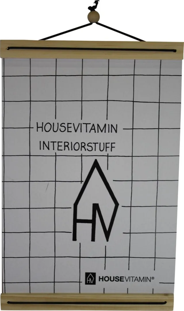 Housevitamin posterhouder A4 21x32 cm - bruin Naturel