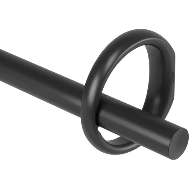 Umbra Ringlet-gordijnroede Matzwart