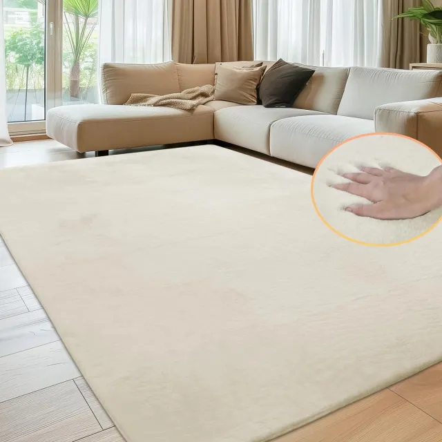Ibenzoa Superzacht en Stijlvol Tapijt voor Moderne Interieurontwerpen, Ideaal voor Woonkamers en Slaapkamers beige