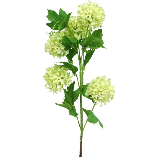 Viana Kunst sneeuwbal, deco tak, kunstplant groen Ø6.5cm L78cm groente