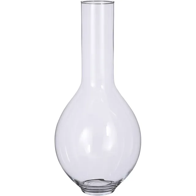 Mica Decorations Nyla Vaas - 32x32x70 cm - Glas Transparant