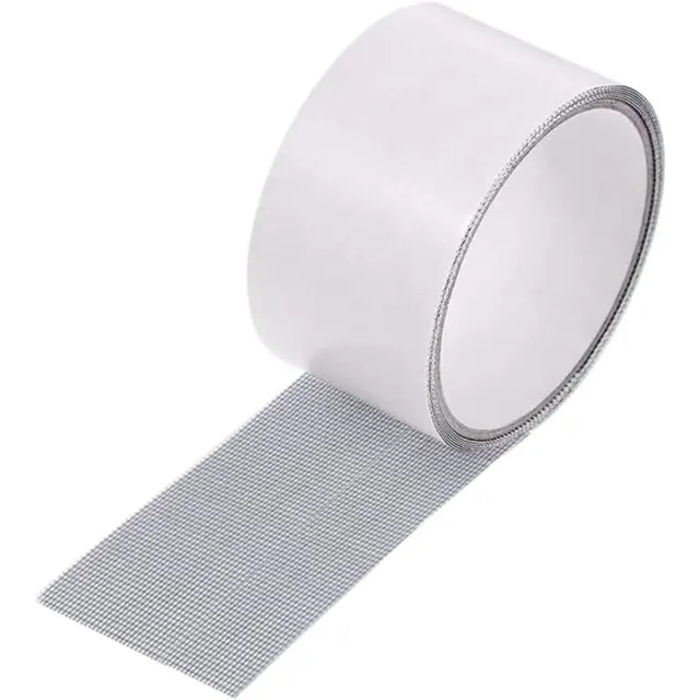Dayshake Accessoires voor raamhorren - Insectenwerende reparatietape voor raamhorren - 5 cm * 2 m - Vliegengordijntape - Grijs Grijs1