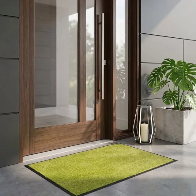 Floordirekt Vuilvangmat Use&Wash - Antislip Deurmat - Veelzijdig Inzetbaar - Lemon - 135 x 200 cm - Onderhoudsvriendelijk, Slijtvast & Ideaal voor Hal, Entree en Woonruimte Groen