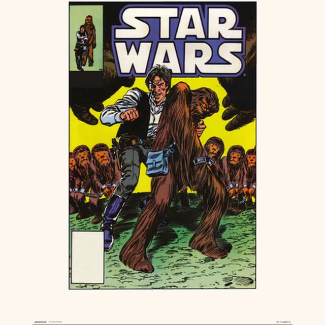 Grupo Erik Disney Star Wars STAR WARS 91 WOOKIEE WORLD - Art Print 30x40 cm