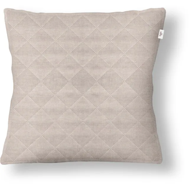 Zohome Sierkussen - Banda di Lino - 50x50 cm bankkussen - Kussen voor de woonkamer - 100% Polyester - Beige Sandy Beige