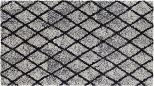 Hamat Lima 512 Wasbare Droogloopmat 67 x 120 cm | Design deurmat Berber Wit Lichtgrijs
