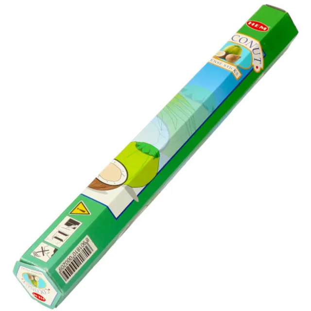 HEM coconut wierook (HEM) cocosnoot (1 pakje) zwart