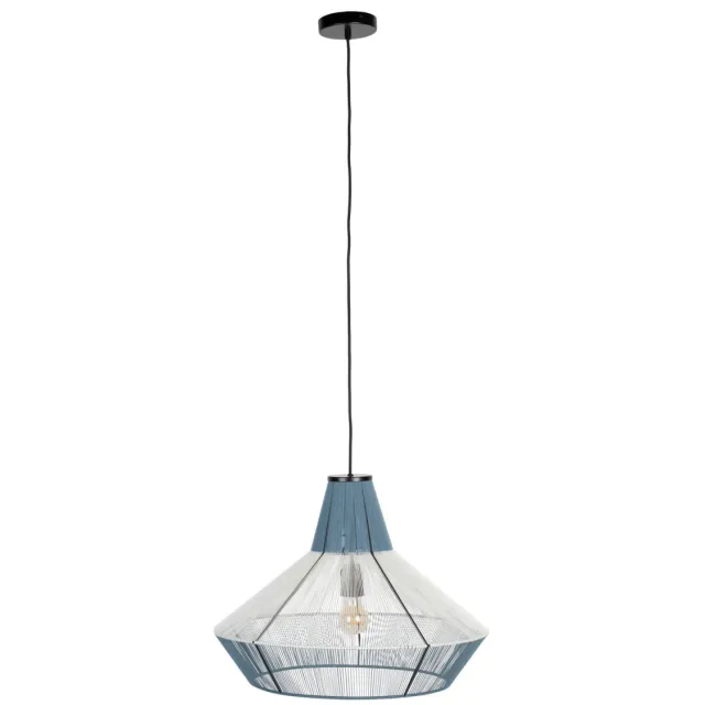 Zuiver Fairy hanglamp Blauw/ Wit Grijs