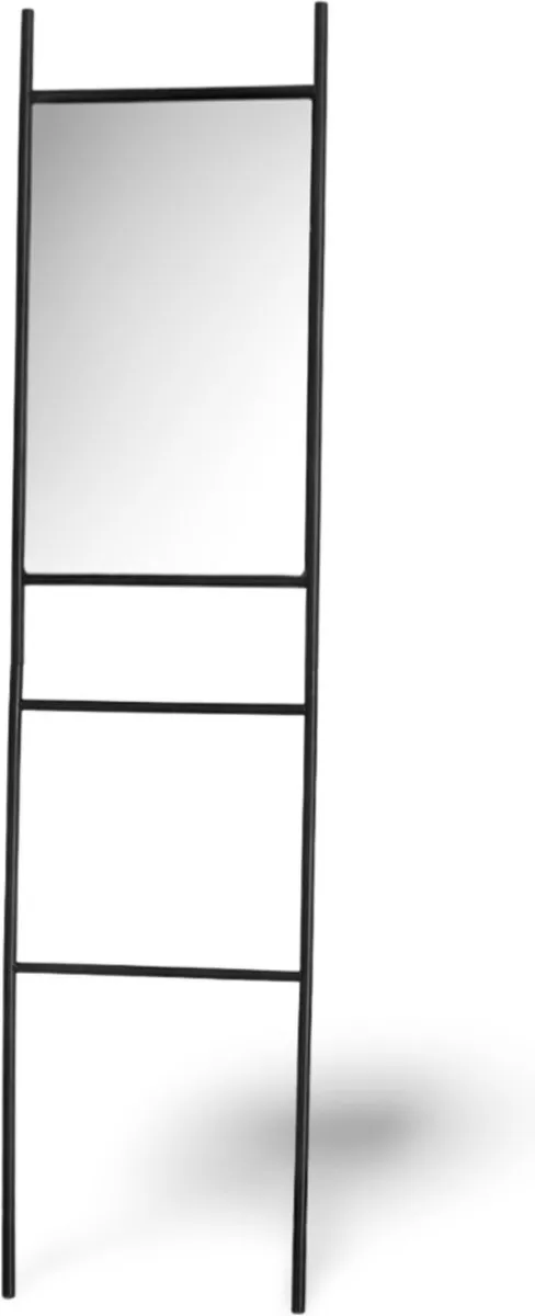 Dulaire Staande Spiegel Zwart 171x43 cm