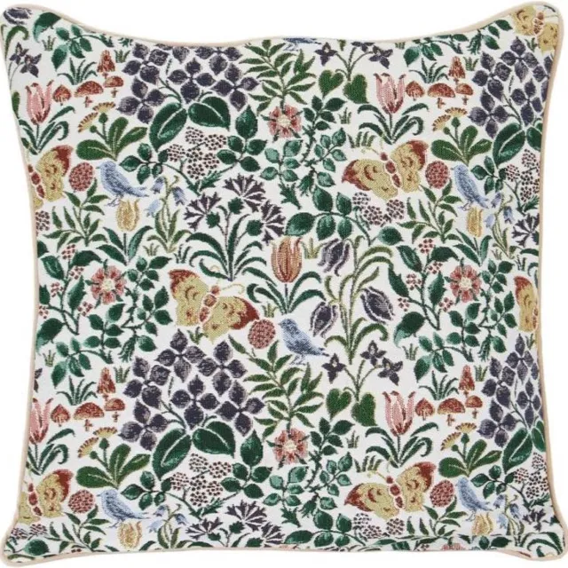 Signare Kussenhoes Voorjaarsbloem – Charles Voysey Wit