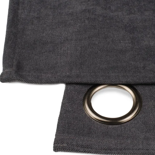 home style Kant en Klaar Gordijn – Verduisterend & Thermisch – Met Ringen – 140x260 cm – Zwart