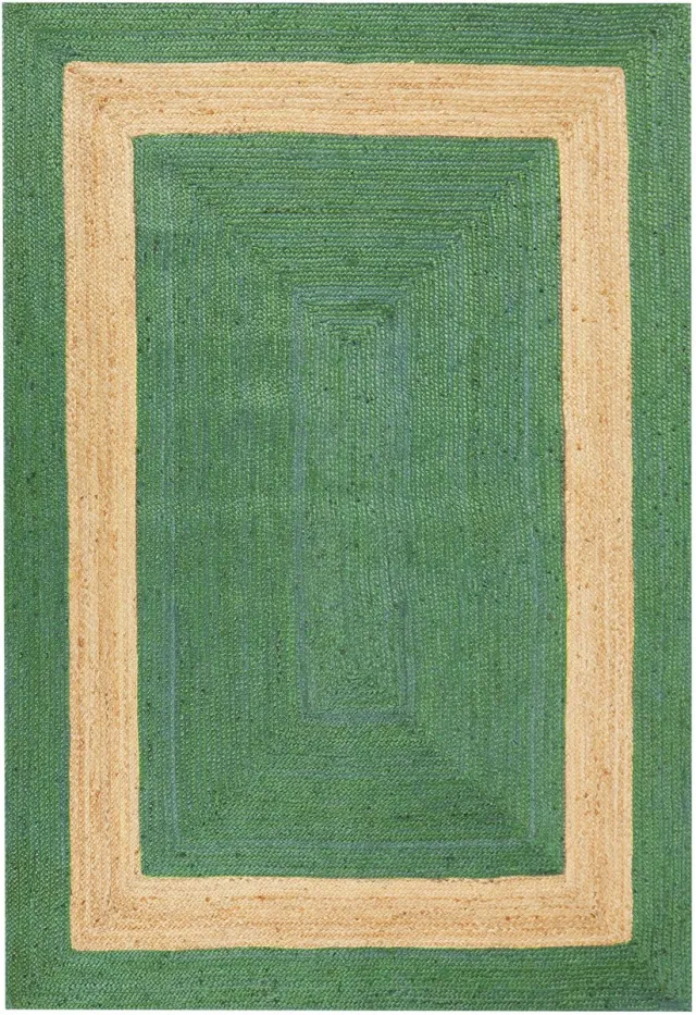 Beliani KARAKUYU - Vloerkleed - Groen - 160 x 230 cm - Jute