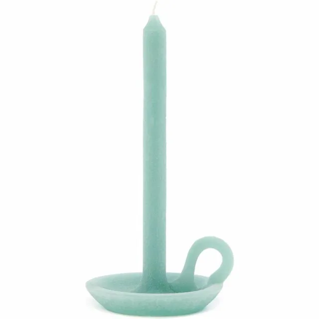 Tallow Kaars - Kaars & Kandelaar - Green Velvet - Groene Kaars - 24cm