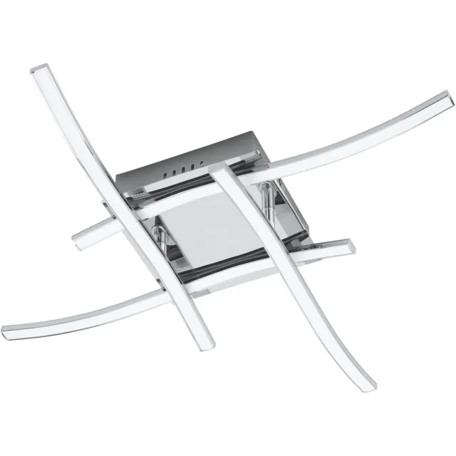 EGLO Valmora Plafondlamp - LED - Ø 33.5 cm - Chroom