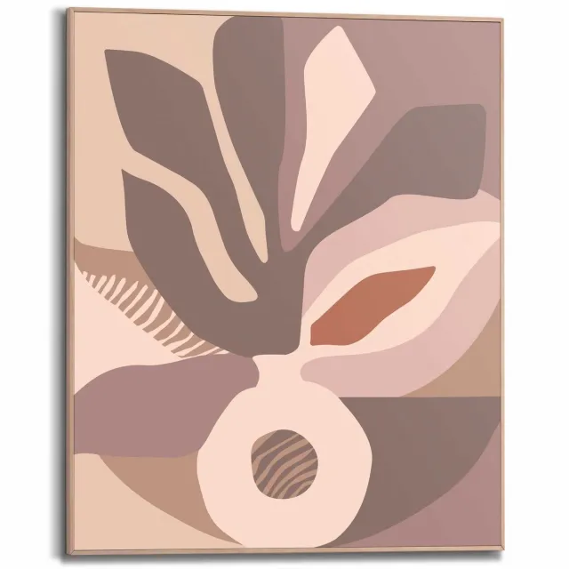 REINDERS Schilderij Earth Abstract - 50 x 40 - Hout - REINDERS Earth Abstract Hout