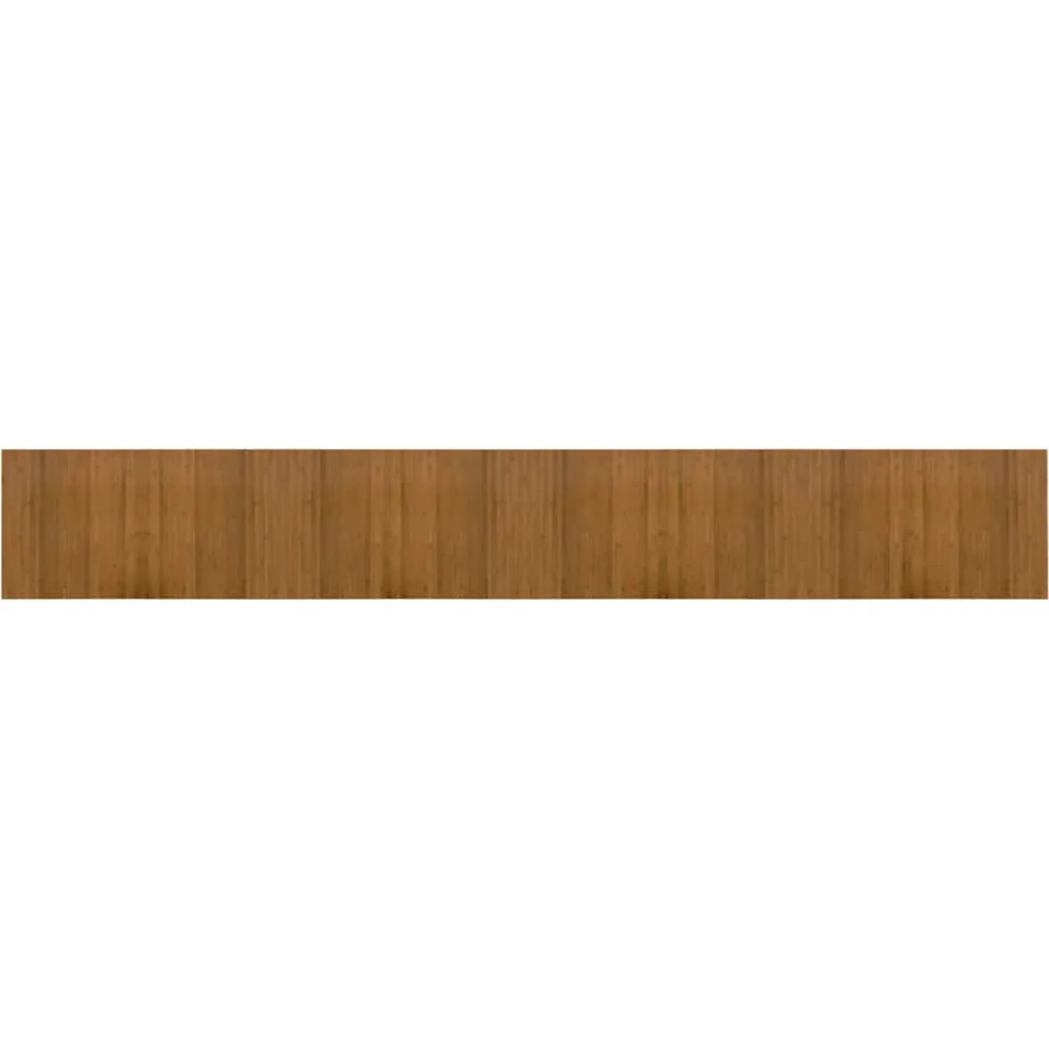 vidaXL Vloerkleed rechthoekig 60x400 cm bamboe bruin, foto 3