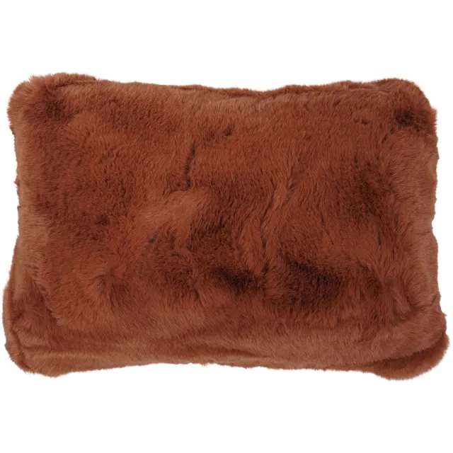 Veer Carpets Kussen Morbido Terra - 40 x 60 cm - Sierkussen – Hotel Chique / Japandi Stijl – Zacht Fluffy Design