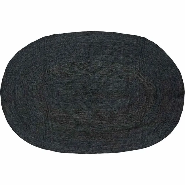 vidaXL Vloerkleden - Donkergrijs - 152 - x - 245 - cm - Jute