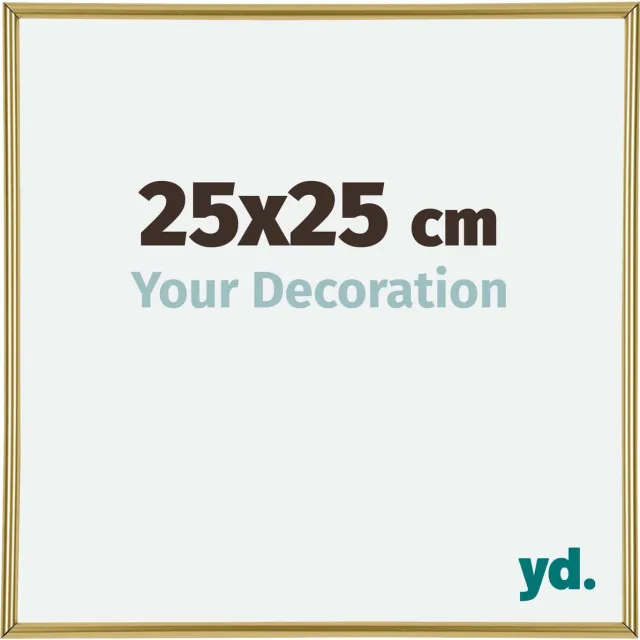 yd. Your Decoration - Fotolijst 25x25 cm - Kunststof - Goud - Annecy