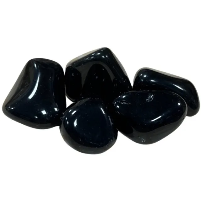 Ruben Robijn Obsidiaan regenboog trommelstenen 100 gr. (mt3) Zwart