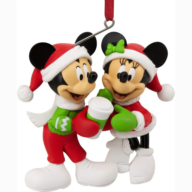 Hallmark Disney Hallmark Christmas Ornament Mickey & Minnie Multi