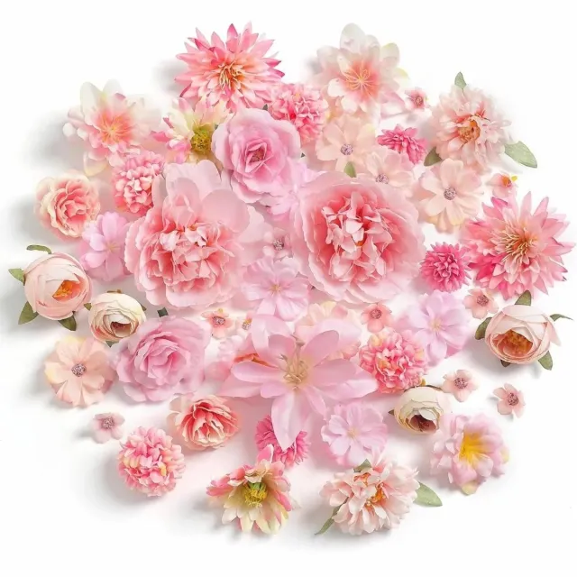 Kasey Mini Kunstbloemen - 20 Stuks - Nepbloemen Voor Knutselen & Decoratie - Roze - Kasey
