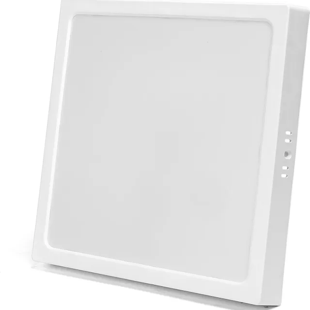 Aigostar LED plafondlamp downlight opbouwspot vierkant 29cm - 24W (=152W) - Warmwit 3000K - 2.500 lm - 230V Zie afbeelding