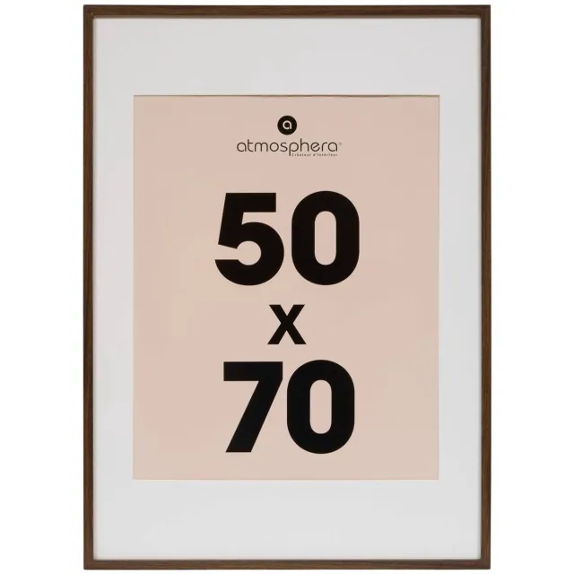 Atmosphera Créateur d'intérieur® Manu-fotolijst 50x70 cm, bruin Marron tonka