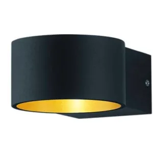 Trio LACAPO - Wandlamp - Zwart mat - incl. 1x SMD 4,3 W