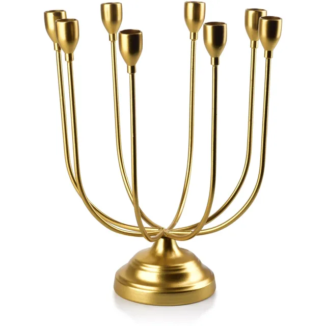 mondex Kandelaar Cedric Gold 8-arm | Mondex goud