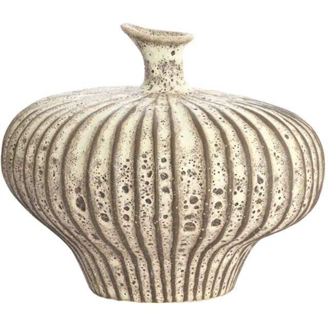 Light & Living Vaas NEVANO - Bruin - 31x29.5x25.5 cm