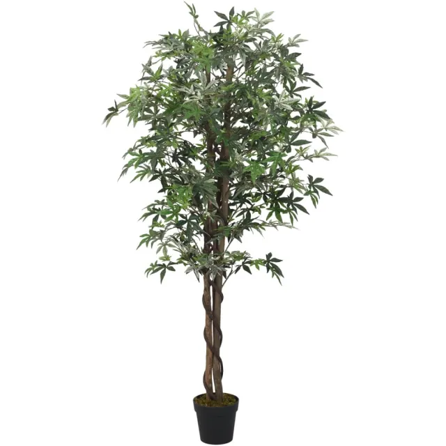 vidaXL Kunstplant esdoornboom 756 bladeren 200 cm groen