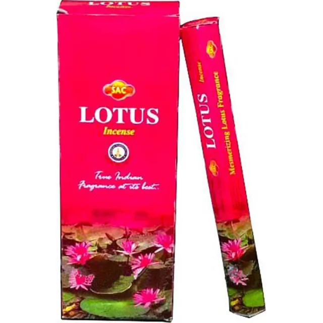 Sac Lotus wierookstokjes 6 doosjes à 25gr. bruin