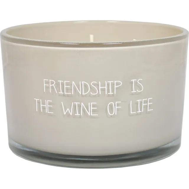 My Flame Sojakaars - Friendship is the Wine of Life - 50 branduren - Fig's Delight Grijs
