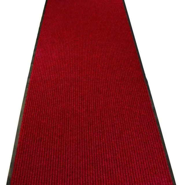 uyoyous Looprunner 90x300cm Antislip - Vuilvanger - Rood - Rechthoekig